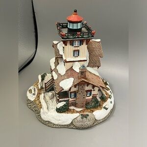 2000 Harbour Lights Hereford Inlet New Jersey #710 COA Box COIN Christmas